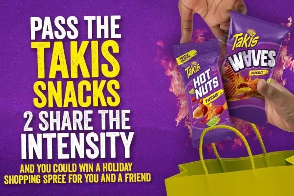 The Takis Holiday Shopper Sweepstakes