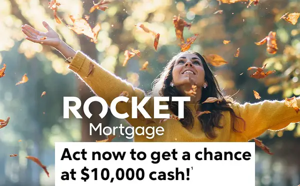 Quikly Rocket Mortgage Fall Cash Giveaway